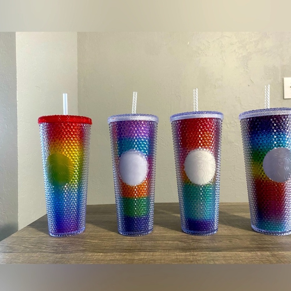 Starbucks pride Studded Tumbler set up 4